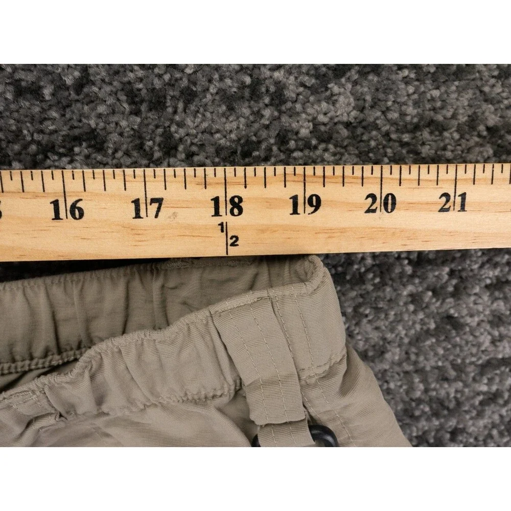 The North Face Convertible Cargo Pants Mens 2XL Beige Belted Flex Waist Gorpcore
